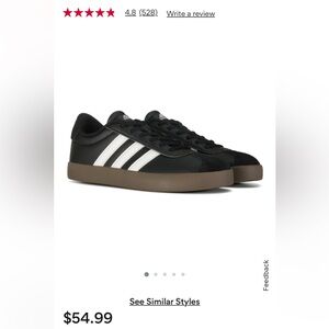 Black and White Sneakers with Brown Sole